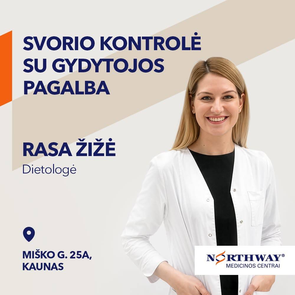 Northway medicinos centrai Facebook ad: Dietologės konsultacija Kaune