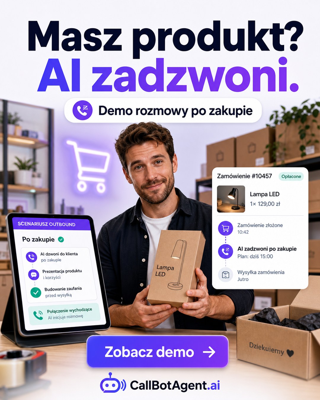 Callbotagent Facebook ad