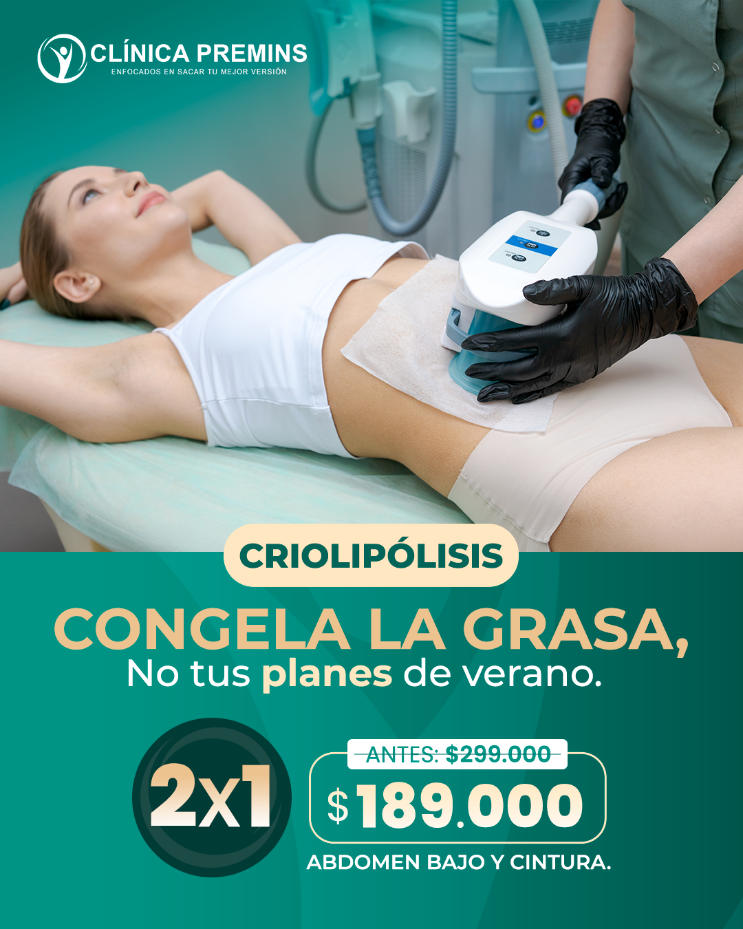 Clinicapremins Chile Facebook ad: Aún estas a tiempo