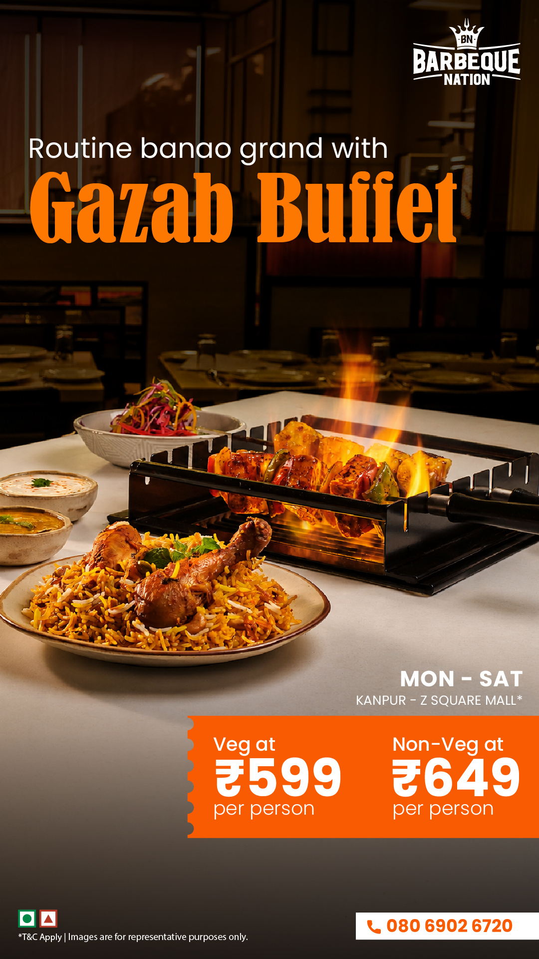 Barbeque Nation Facebook ad