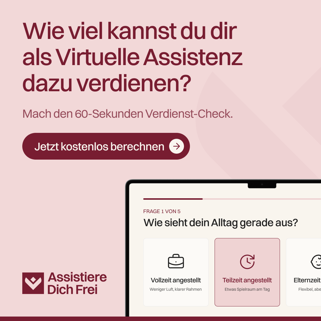 Linda Dornau - Assistiere dich frei Facebook ad: Der VA-Verdienstcheck
