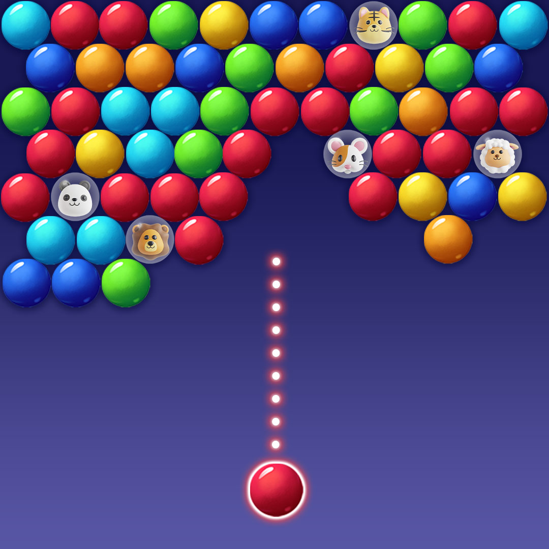 BubbleShooter - NeverOld Facebook ad
