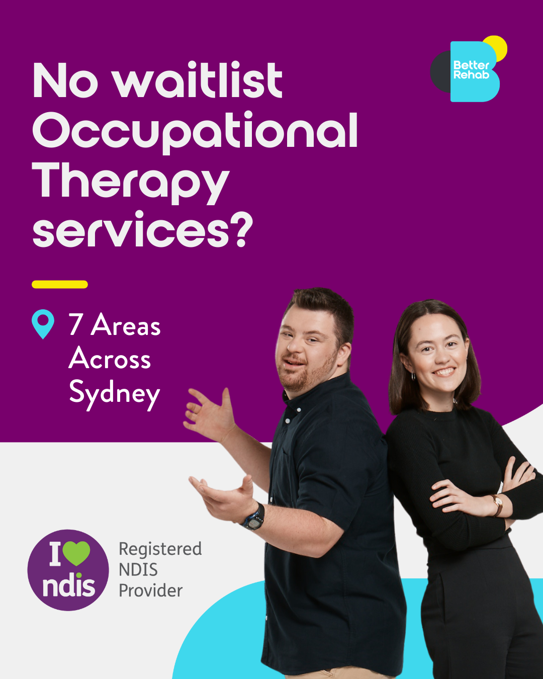 Better Rehab Facebook ad: Find a clinic near you