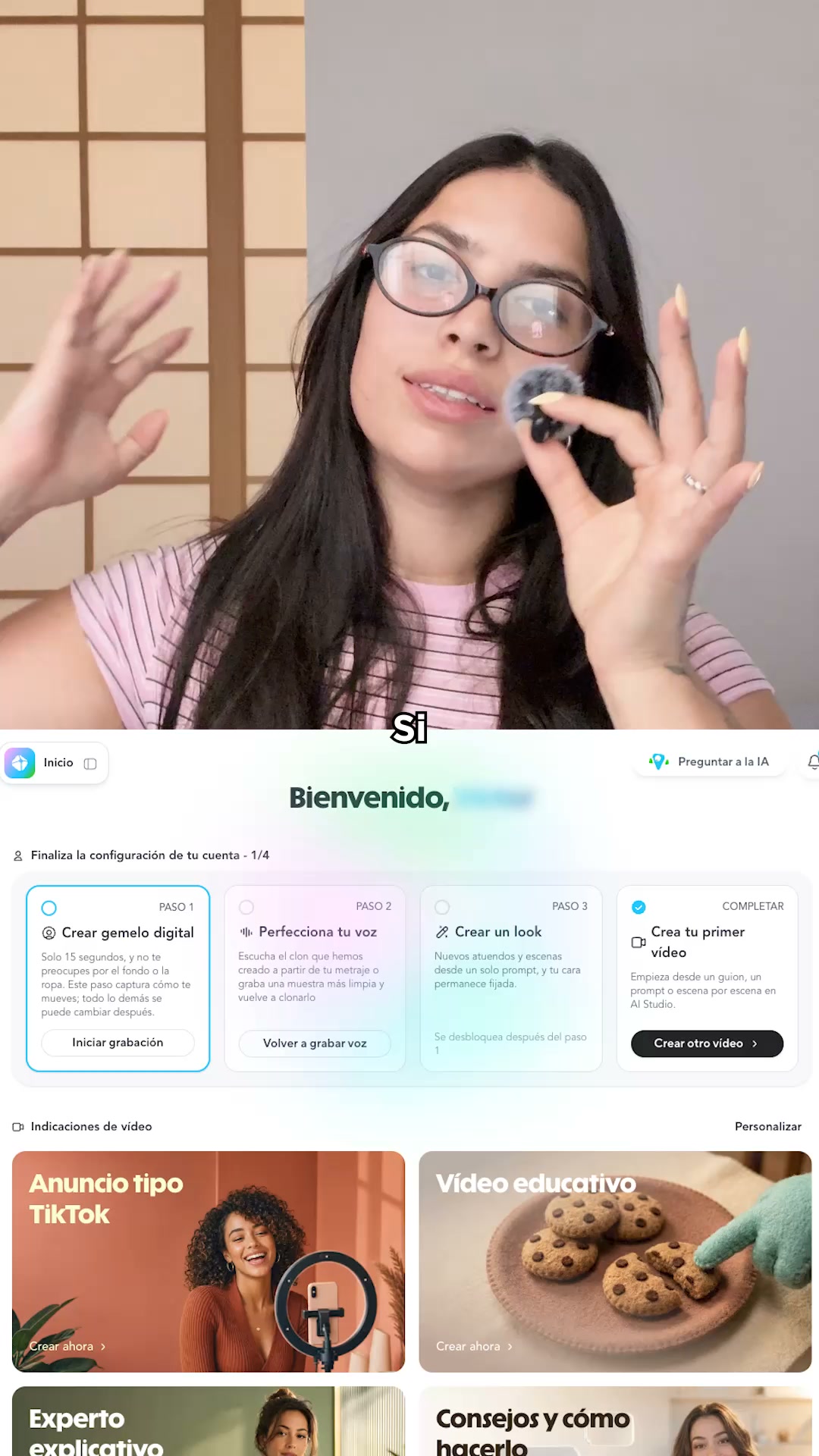 HeyGen Facebook ad: HeyGen Generador IA