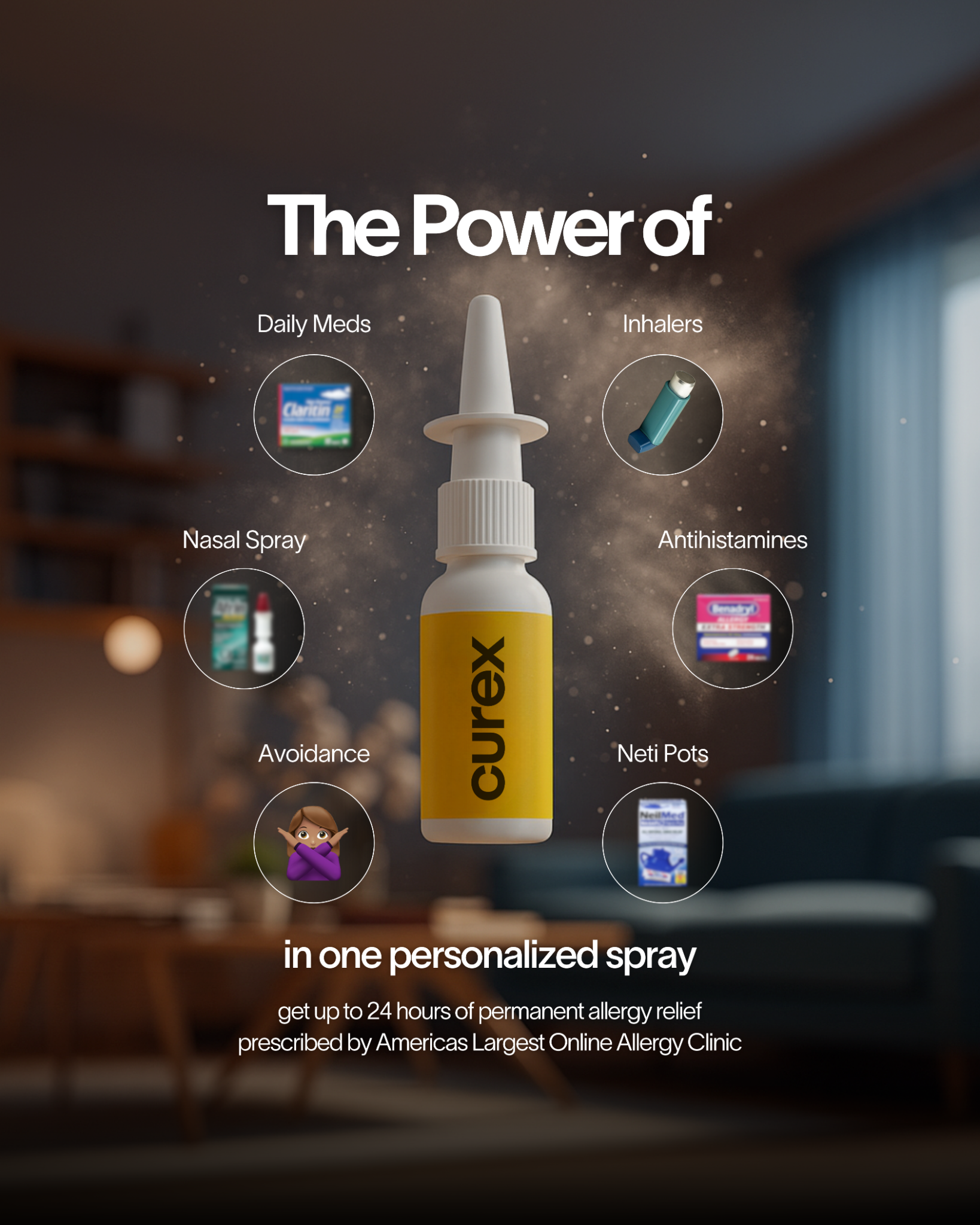Curex Allergy Facebook ad