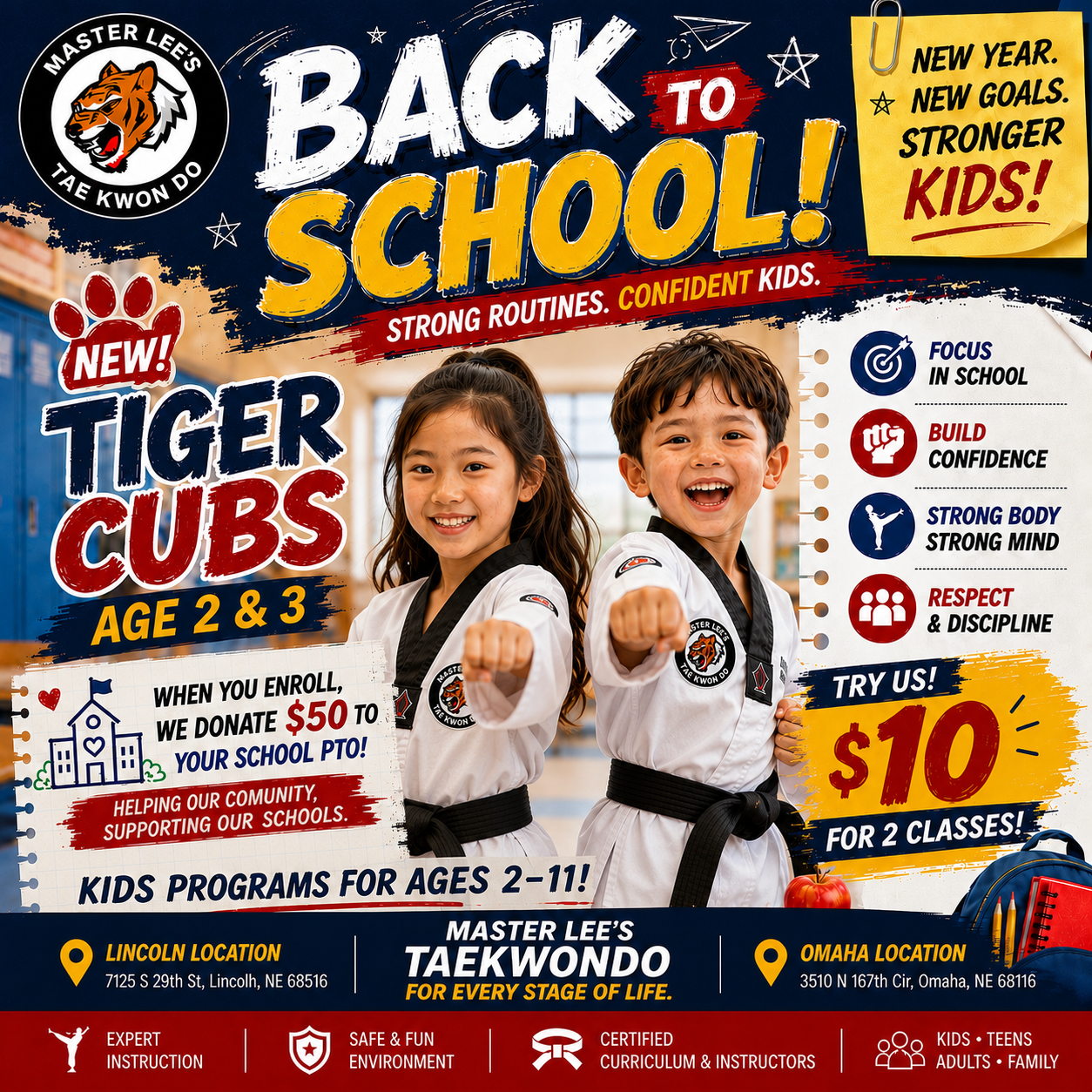 Master Lee's Taekwondo - Elkhorn/Bennington Facebook ad: Master Lee's Taekwondo(Lincoln/Omaha) Martial Arts School