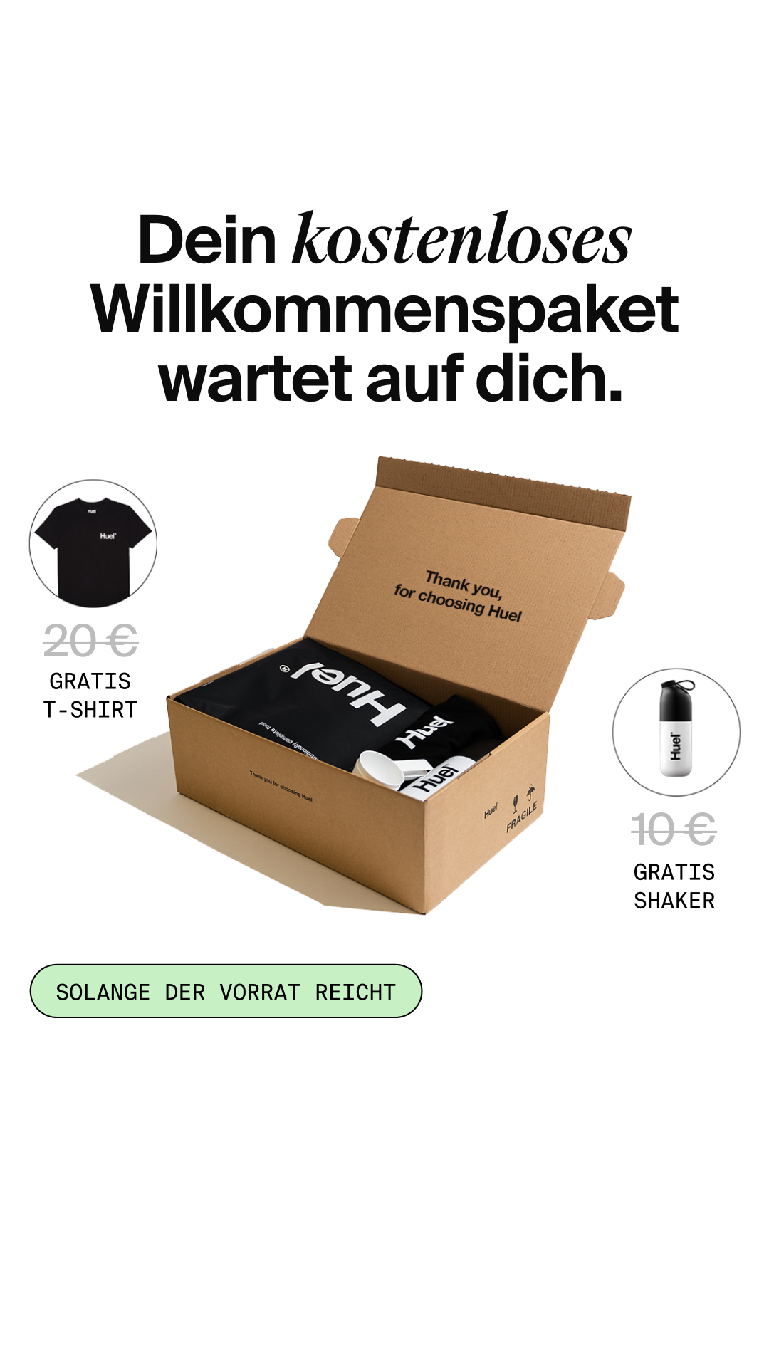 Huel Facebook ad