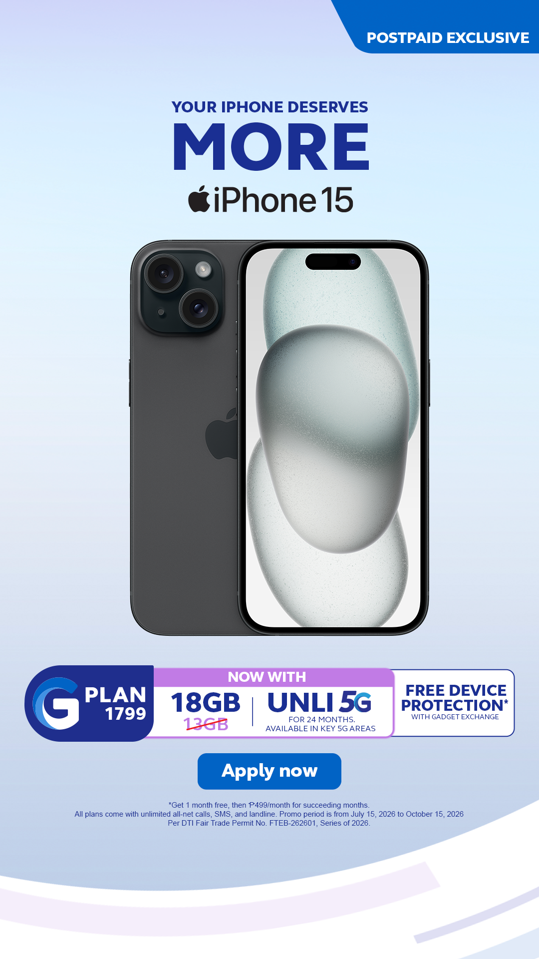 Globe Telecom Facebook ad