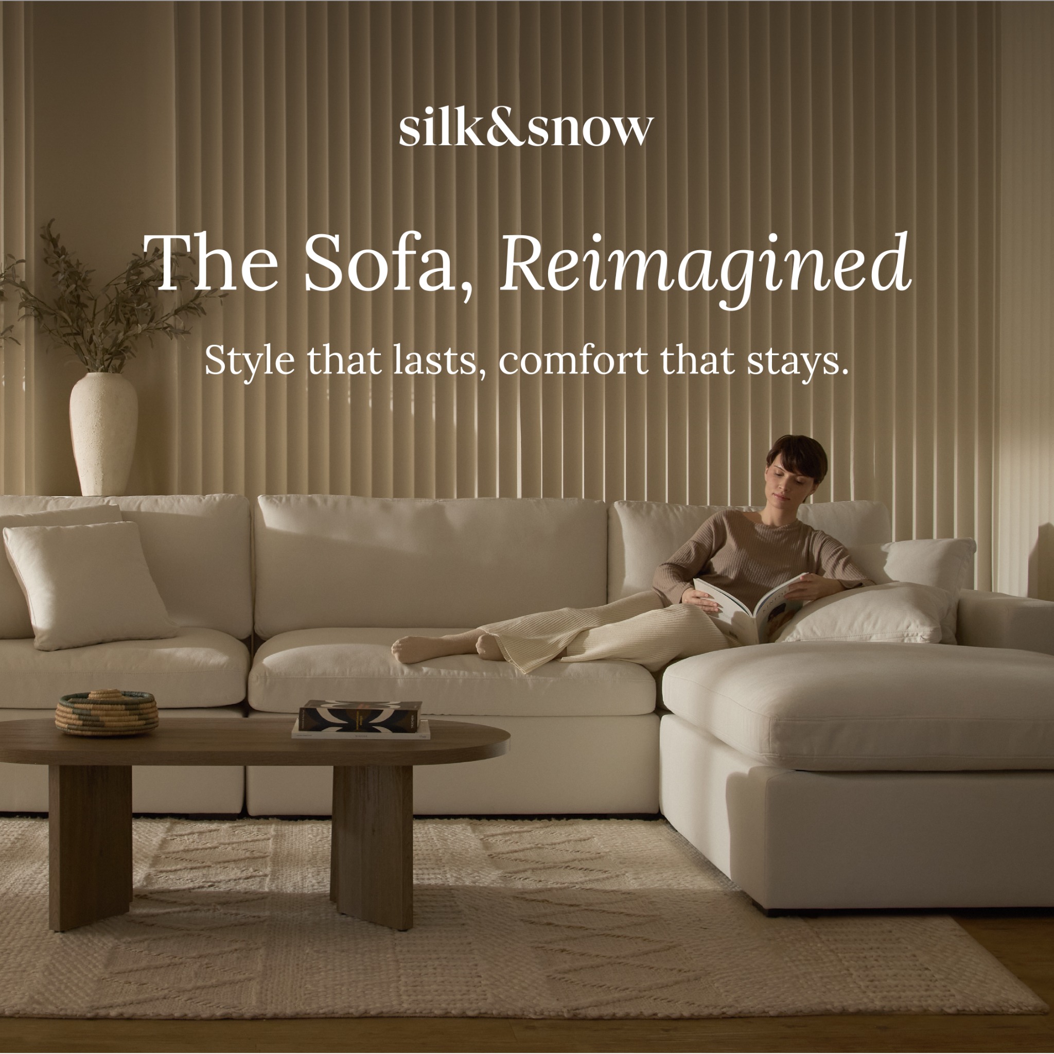Silk and Snow Facebook ad
