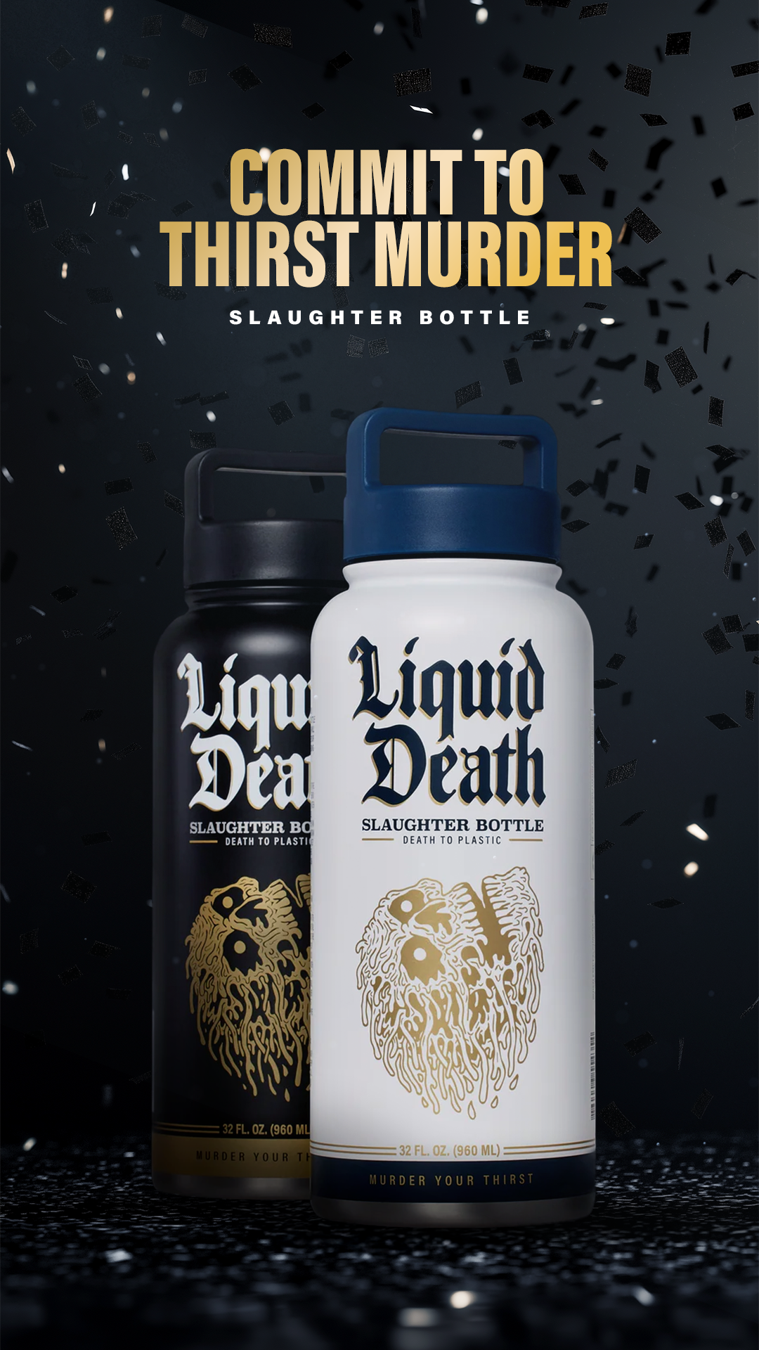 Liquid Death Facebook ad