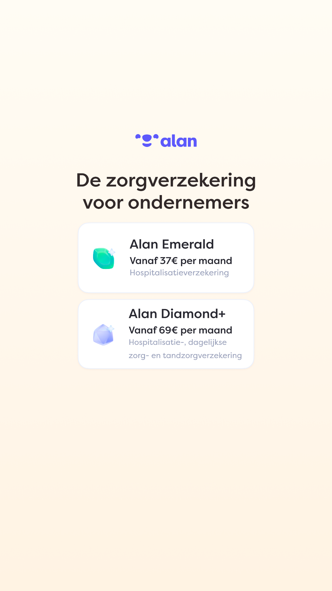 Alan Facebook ad: Ontdek onze producten
