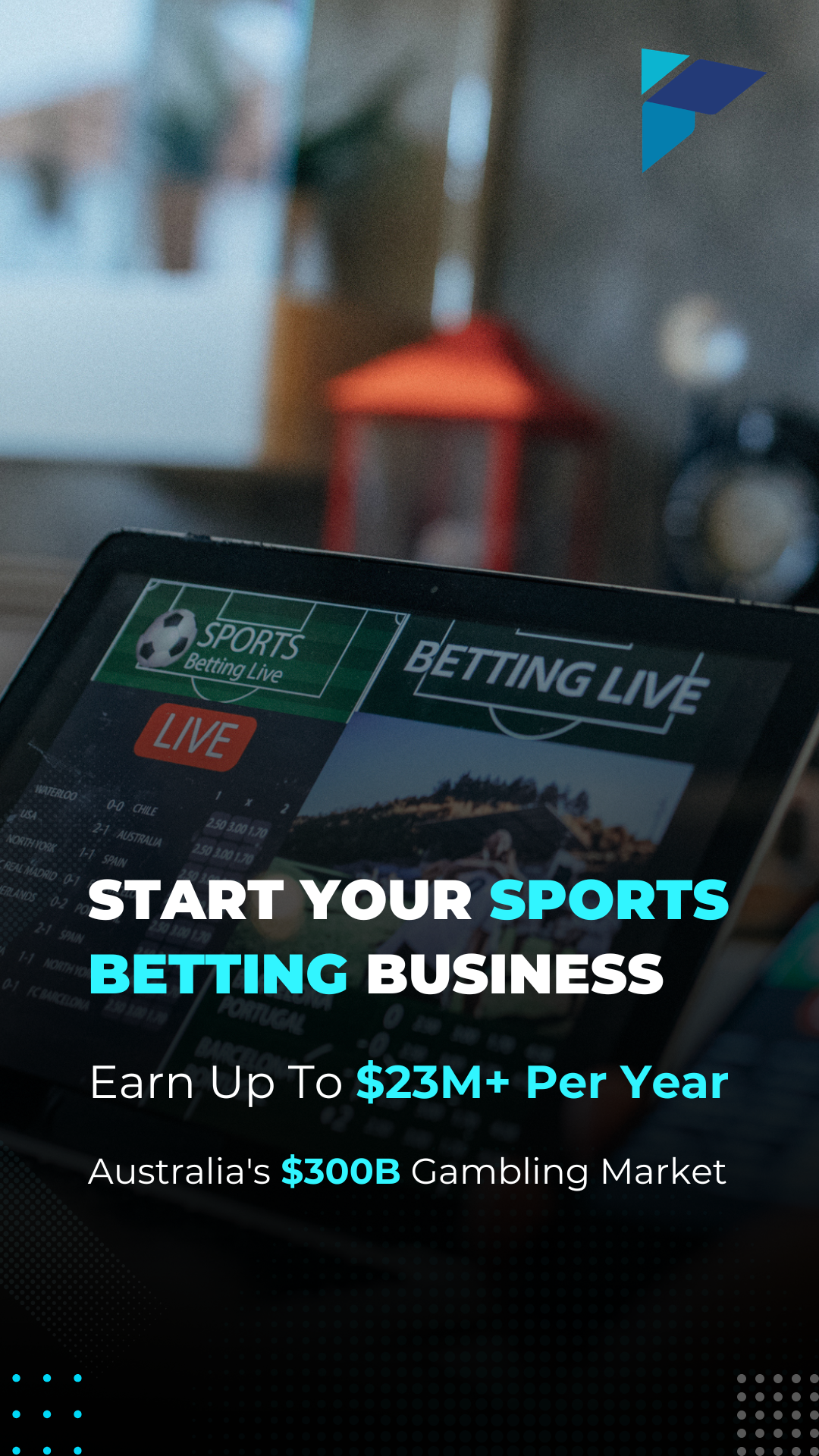 HCPA Facebook ad: Start Your Own Sports Betting Business