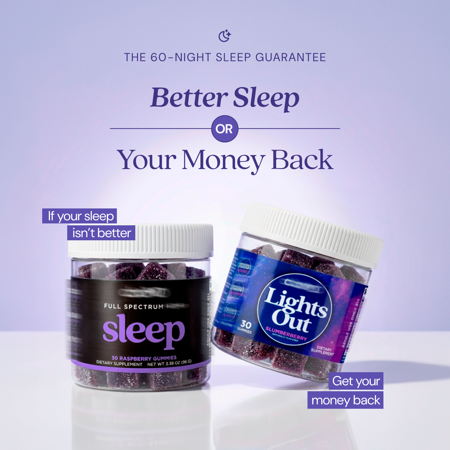 Chill Mode Facebook ad: Better Sleep Or Your Money Back