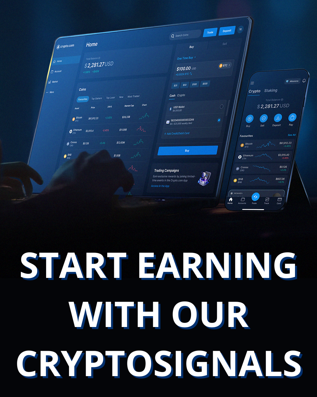 Global Crypto Facebook ad
