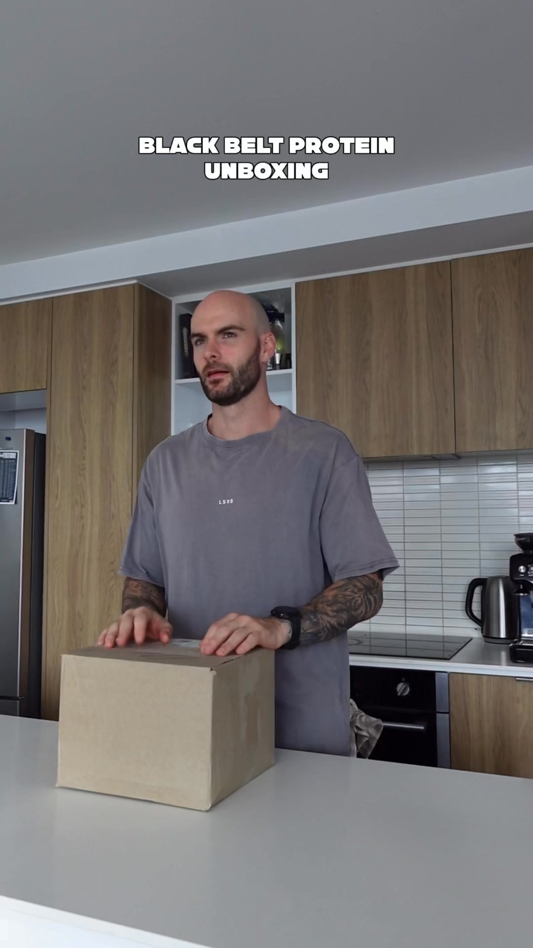 BlackBelt Protein Facebook ad: 14,500+ verified 5-star reviews don't lie.