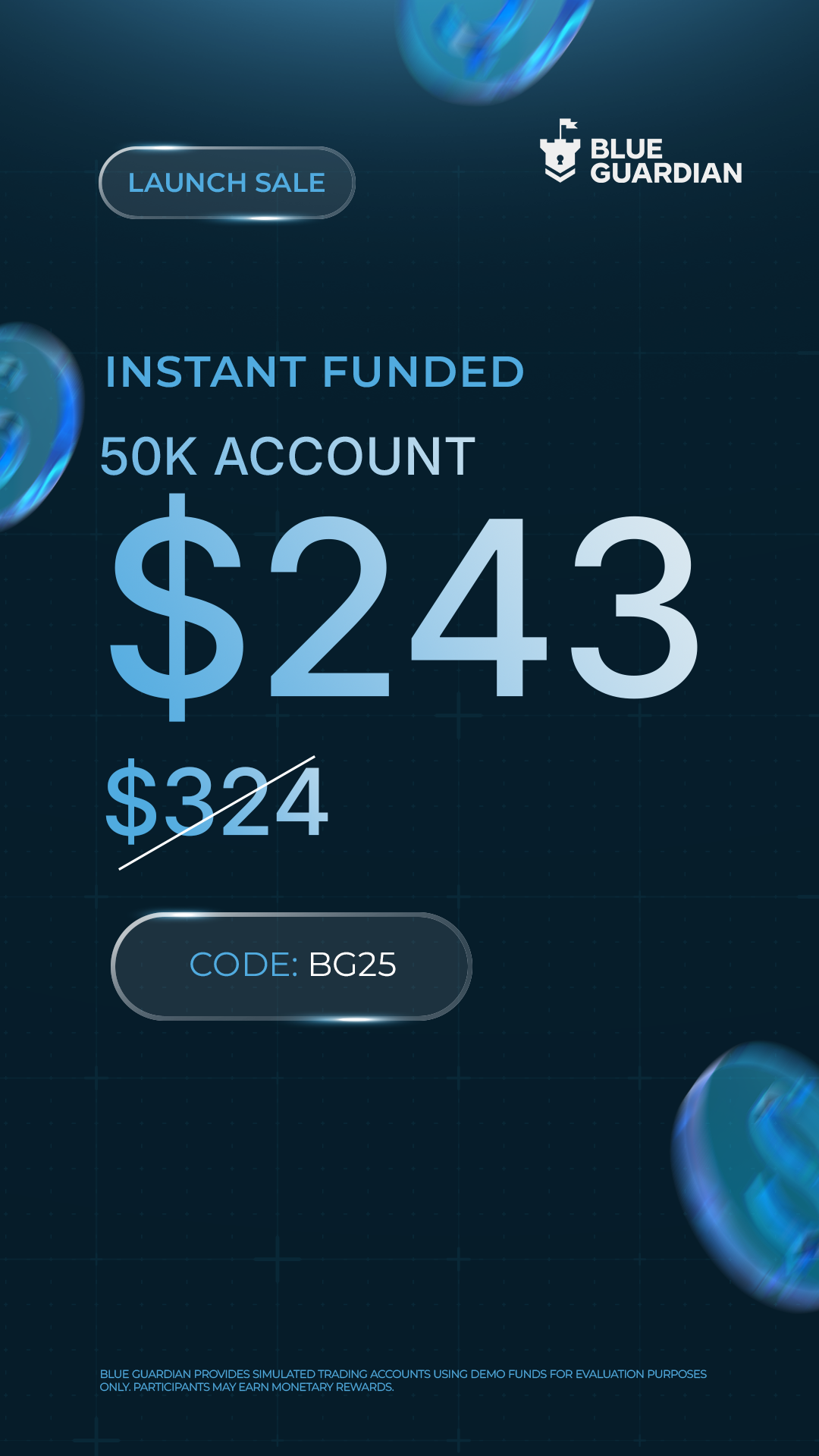 Blue Guardian Facebook ad