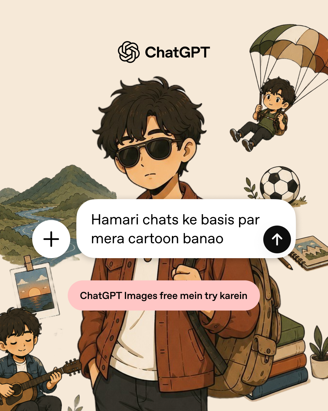 ChatGPT Facebook ad
