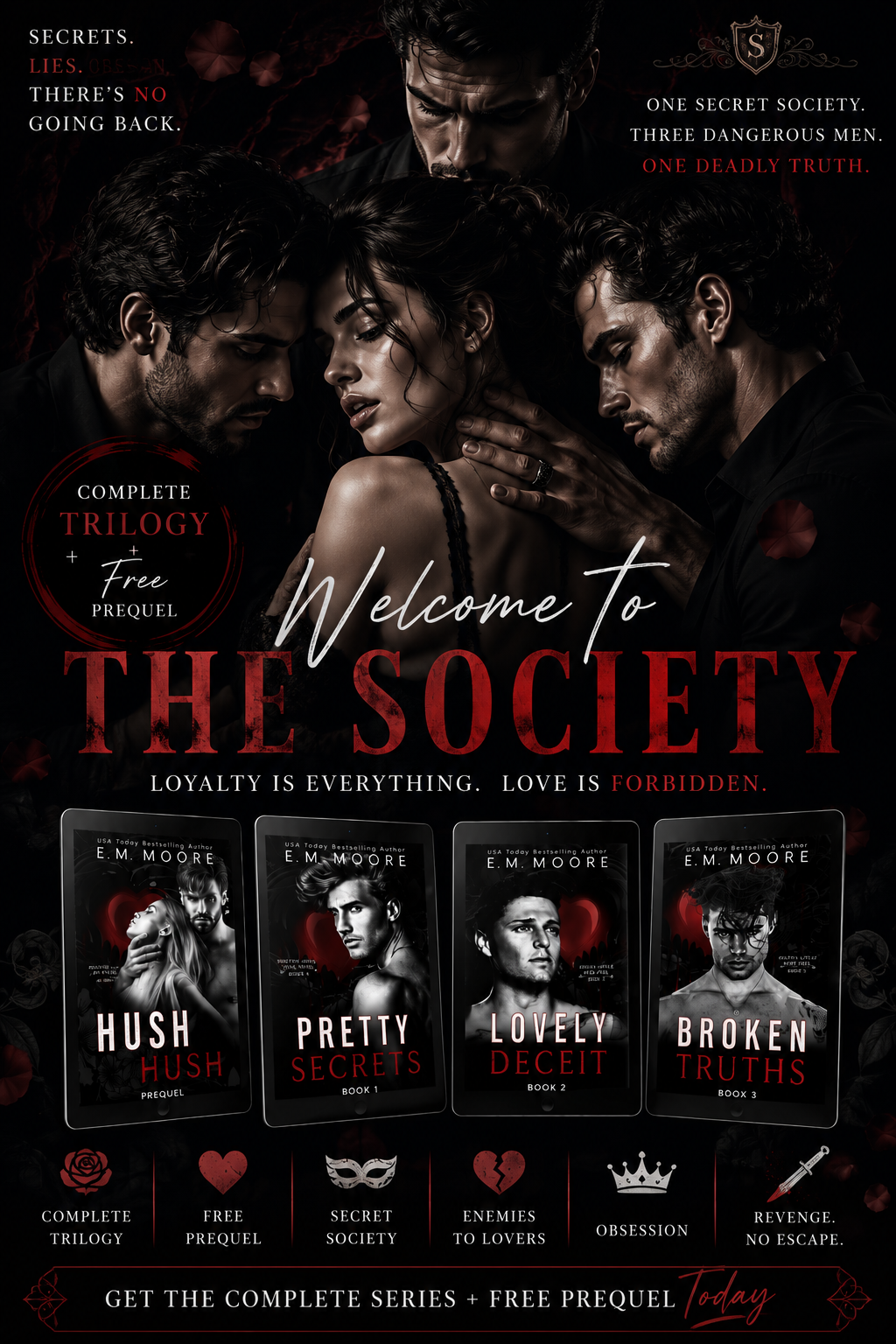 E. M. Moore Facebook ad: The Complete Trilogy + FREE Prequel