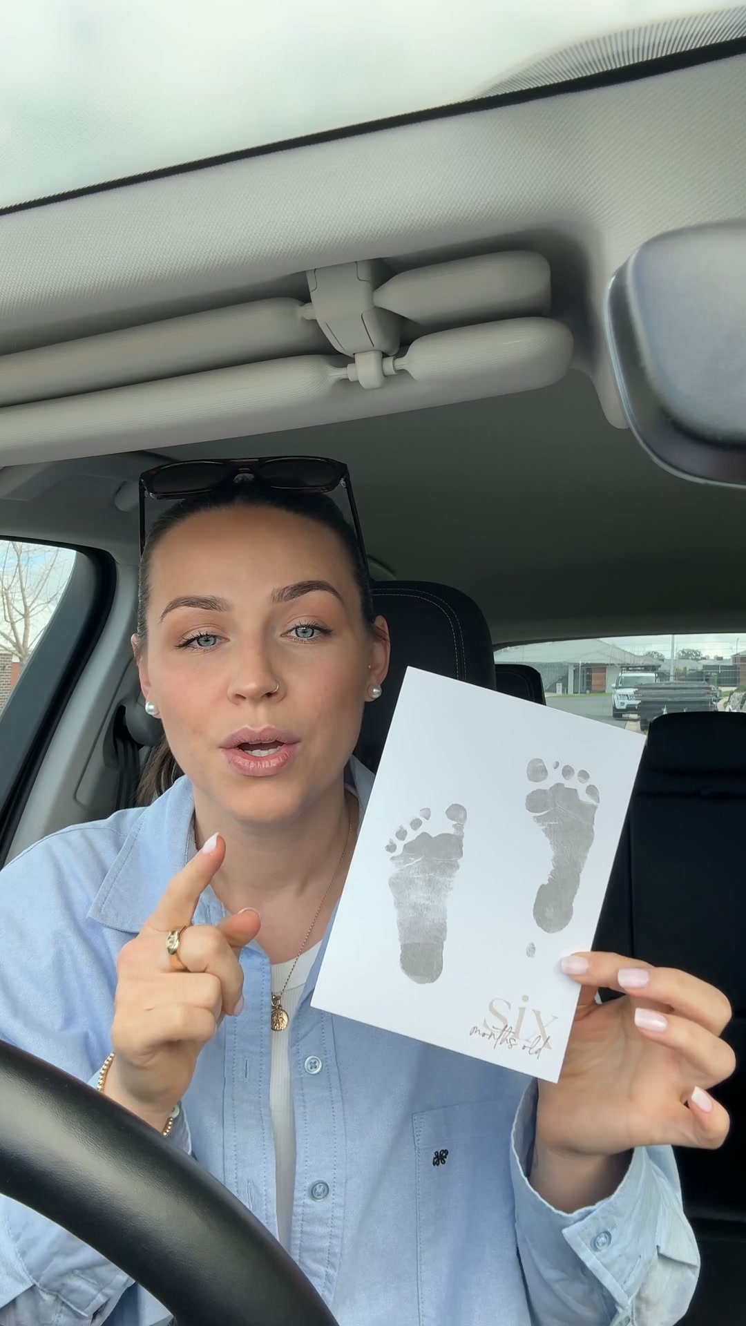Frankie May Facebook ad: Inkless Baby Milestone Cards