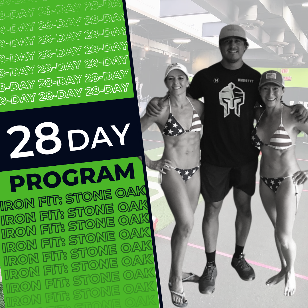 Iron Fit Strength & HIIT Facebook ad: Stone Oak 28-Day New Starter Program