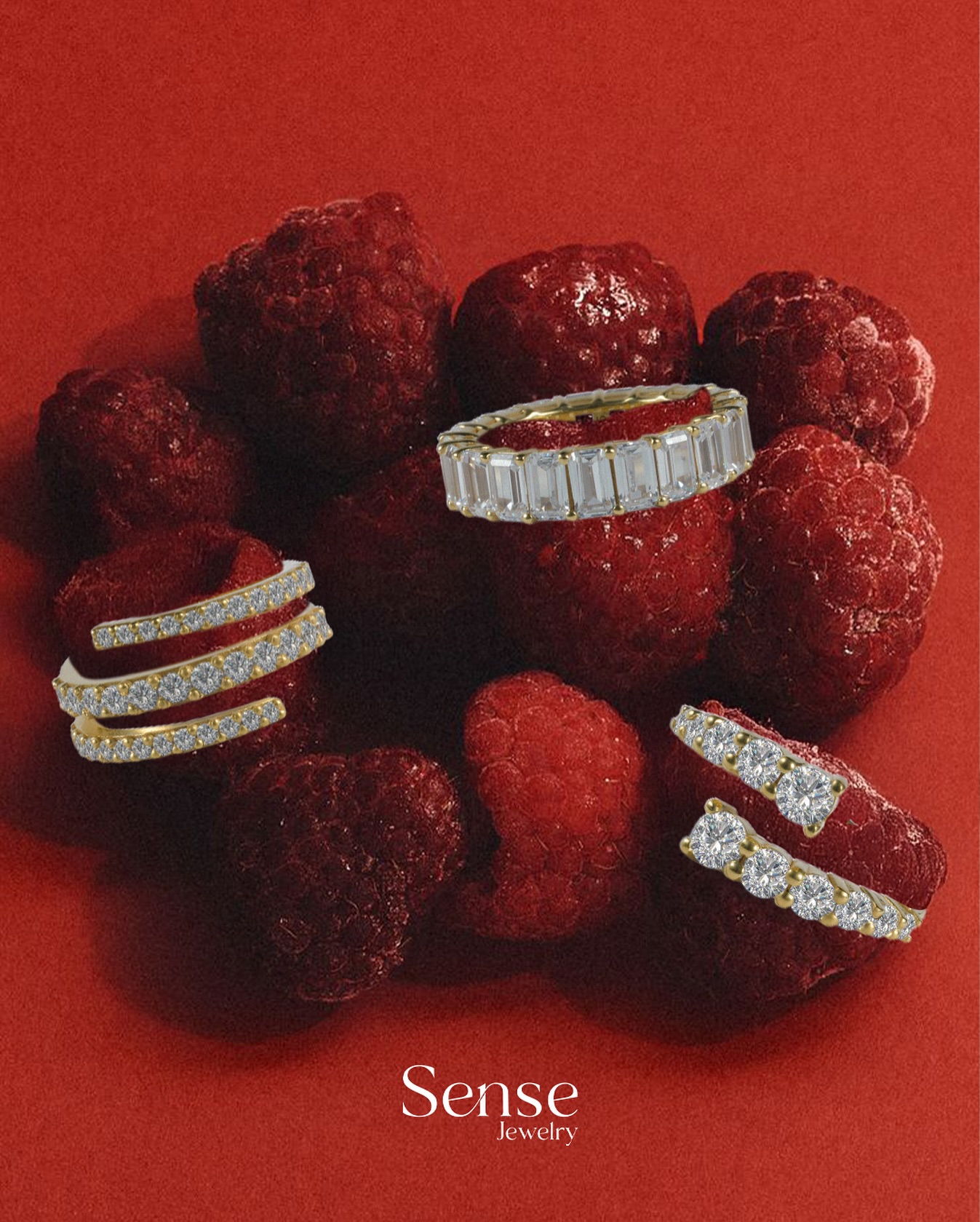 Sense Jewelry Facebook ad: Minimal ya da gösterişli.