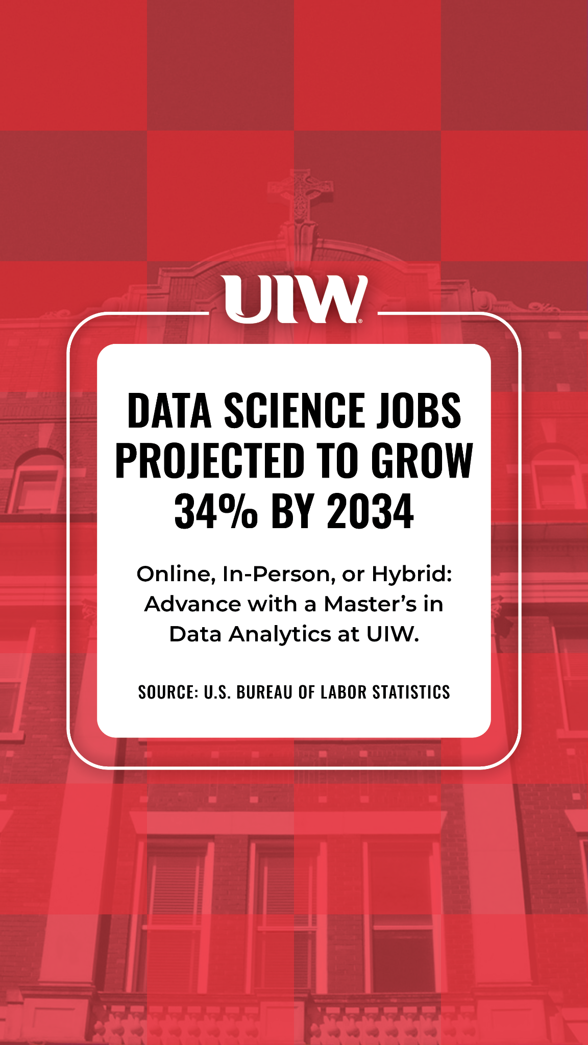 University of the Incarnate Word Facebook ad from Nov 14, 2025