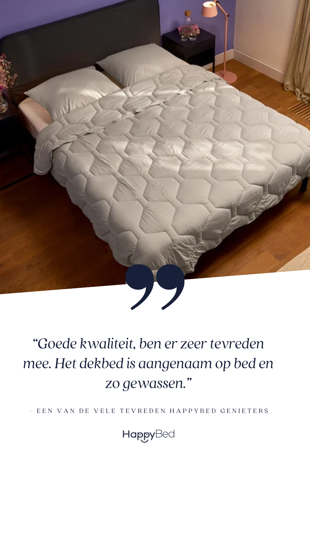 HappyBed Facebook ad