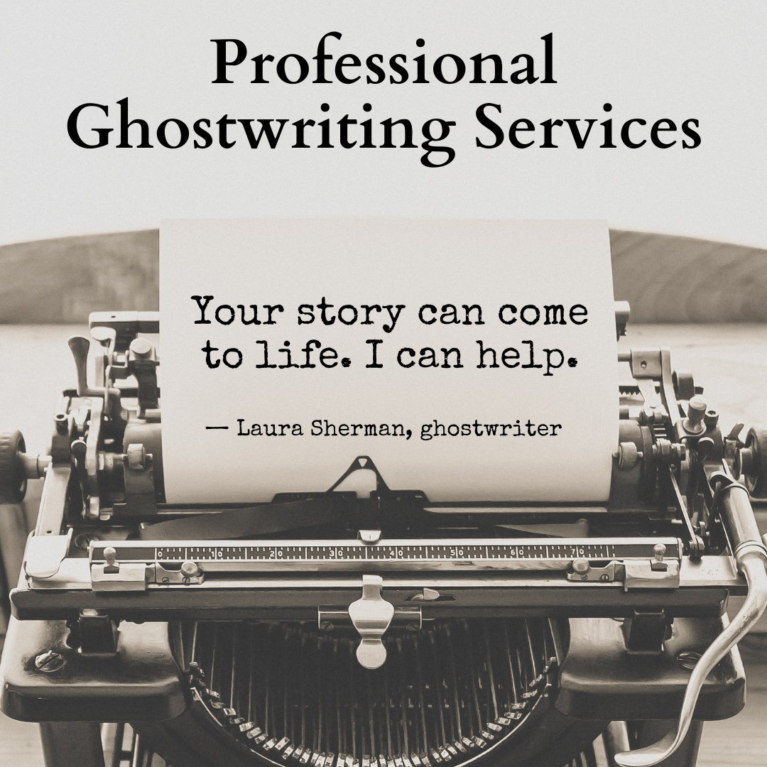 Laura Sherman- The Friendly Ghostwriter Facebook ad