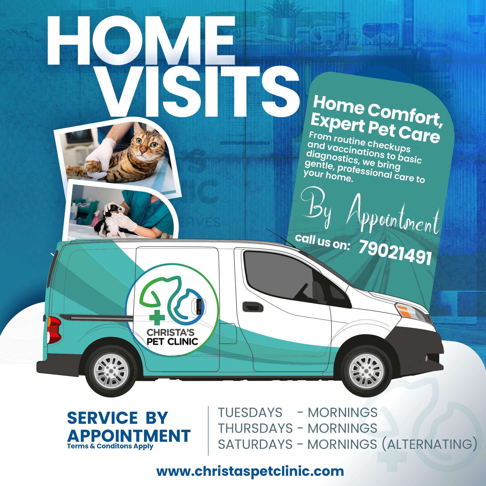 Christa's Pet Clinic Facebook ad
