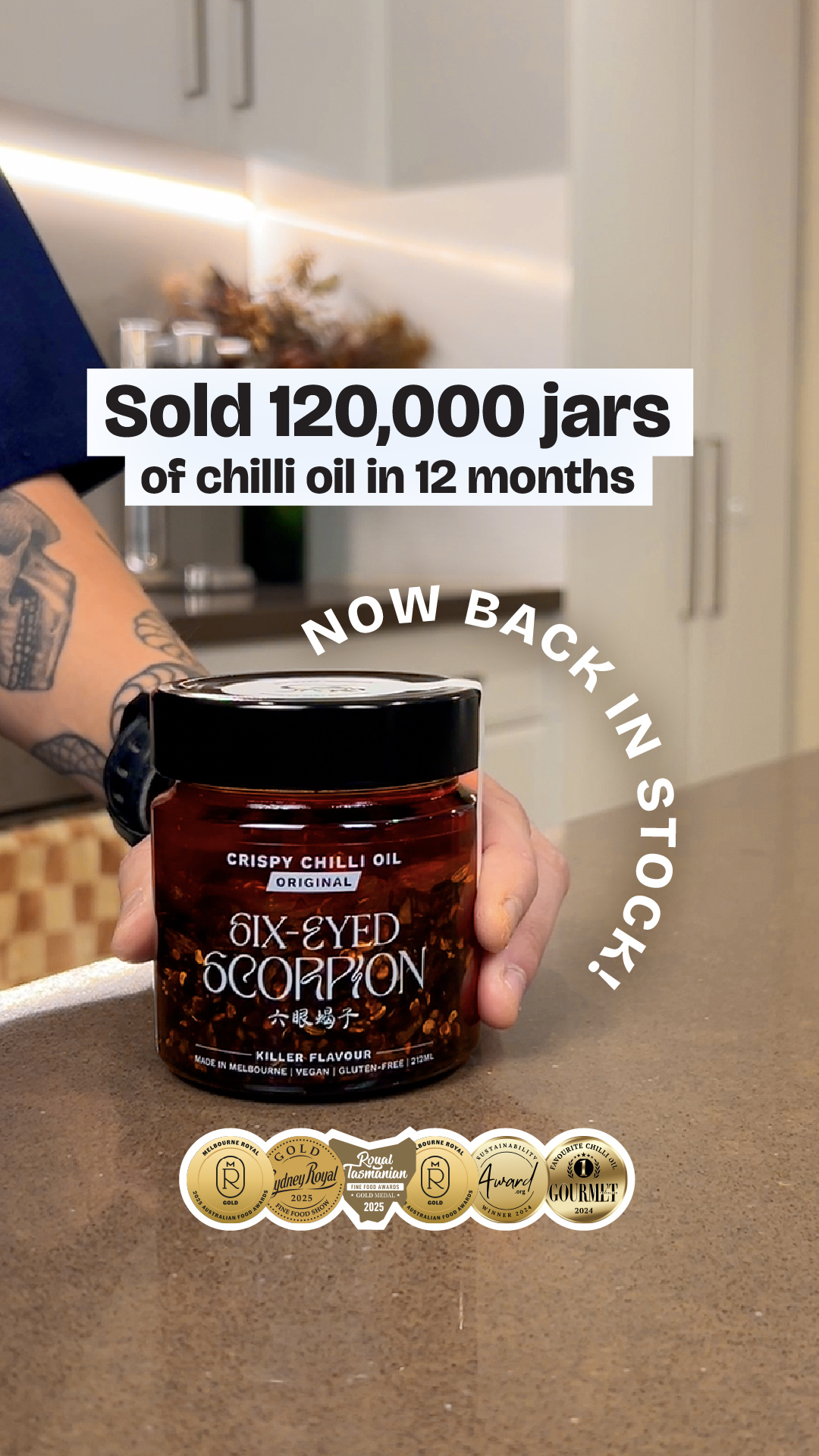Six-Eyed Scorpion Facebook ad