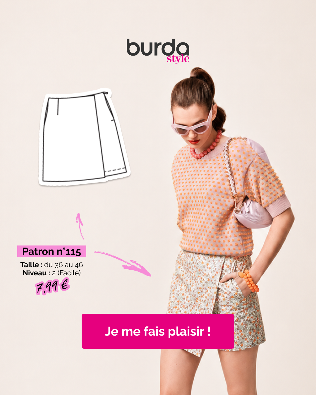 burda style France Facebook ad: Cousez votre propre garde-robe