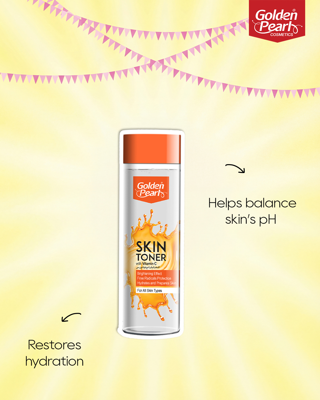 Golden Pearl Cosmetics Facebook ad
