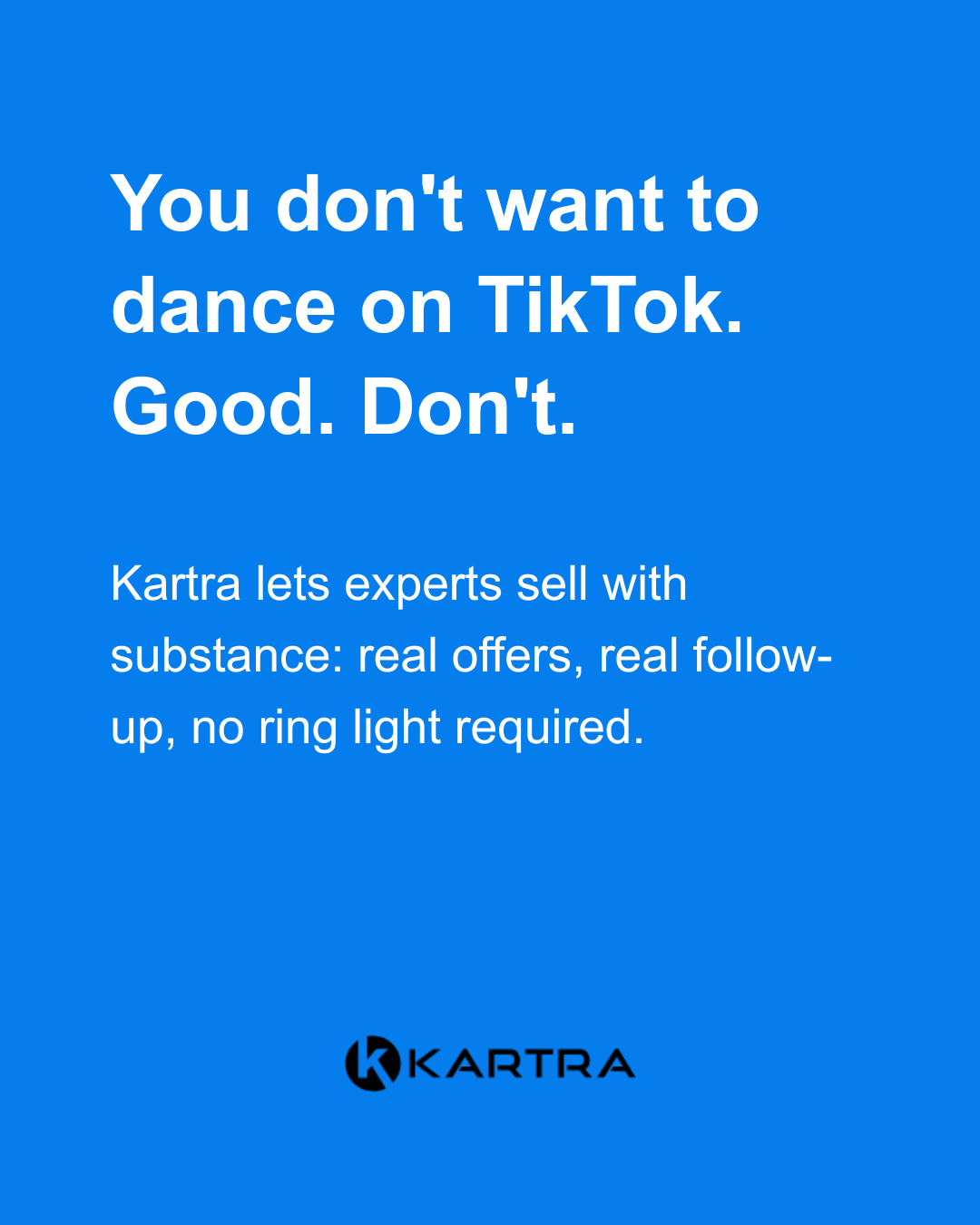 Kartra Facebook ad