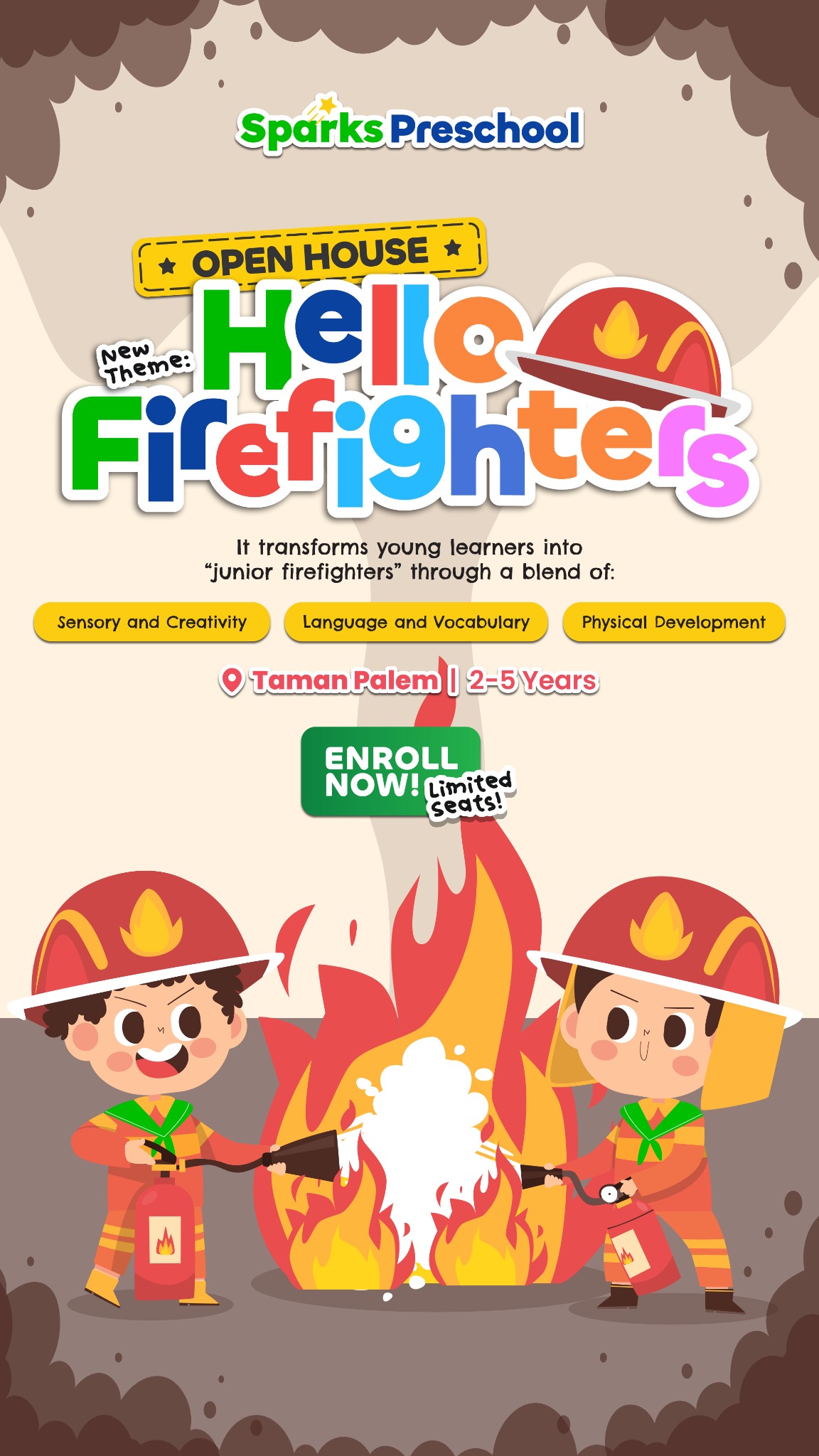 Sparks Preschool Facebook ad