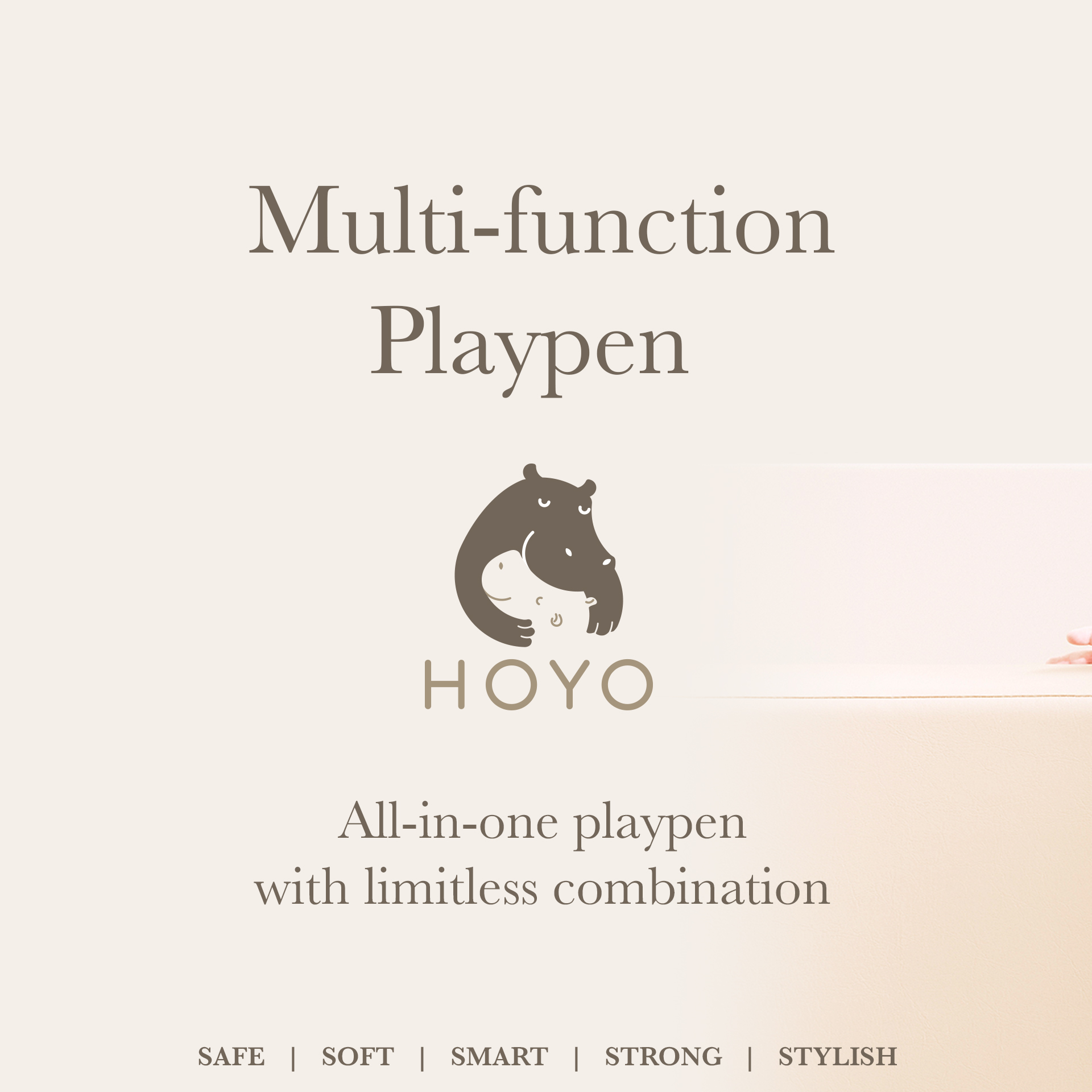 คอกกั้นเด็ก HOYO - Est. 2017 Facebook ad: คอกเดียวที่เปลี่ยนได้ไม่รู้จบ