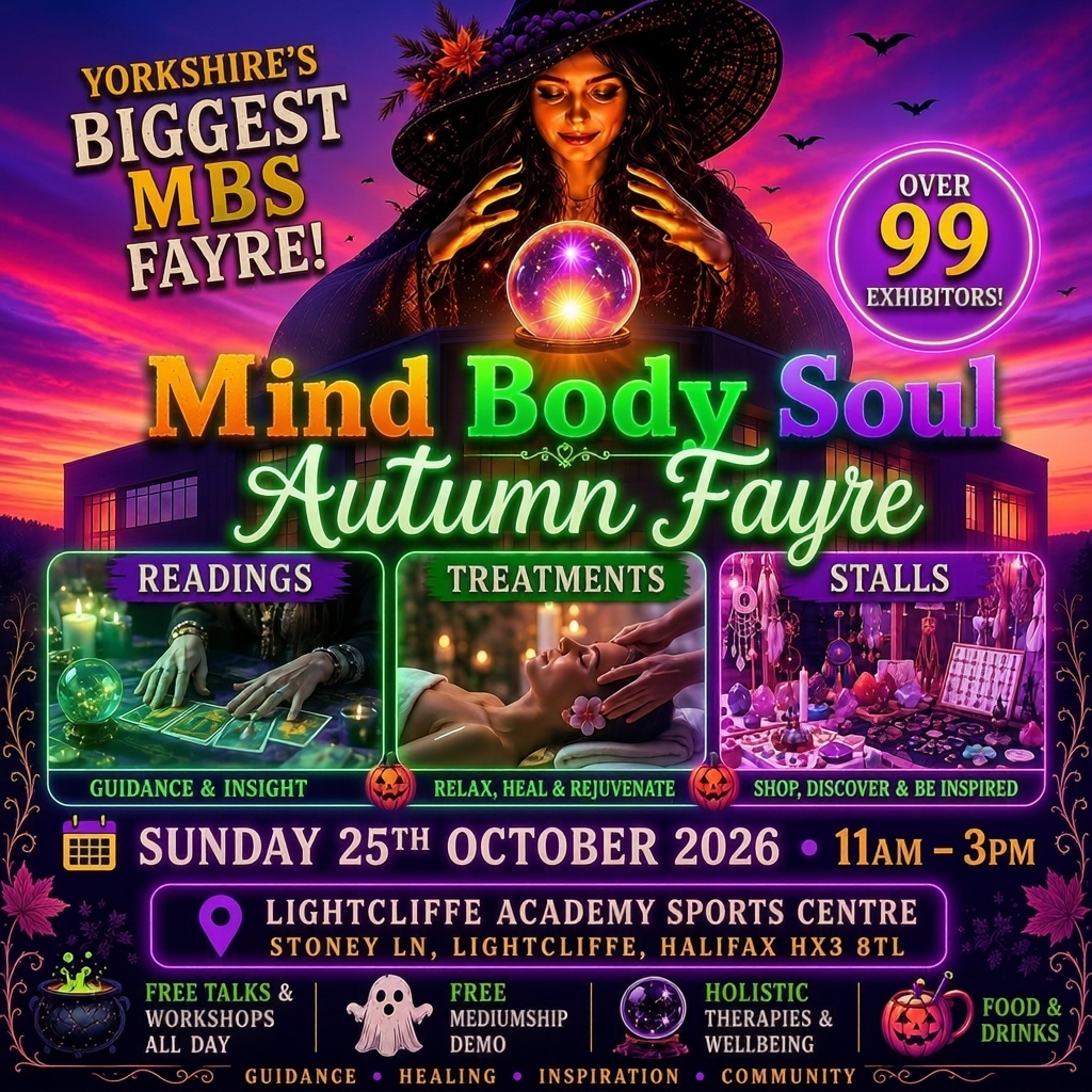 Mind Body Soul Fayre Facebook ad