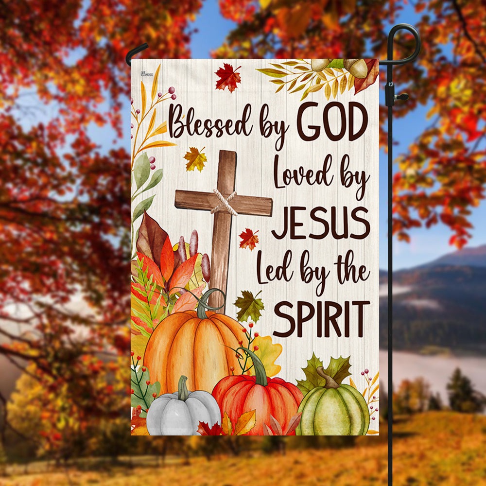Flagwix.com Facebook ad: Blessed. Loved. Led.