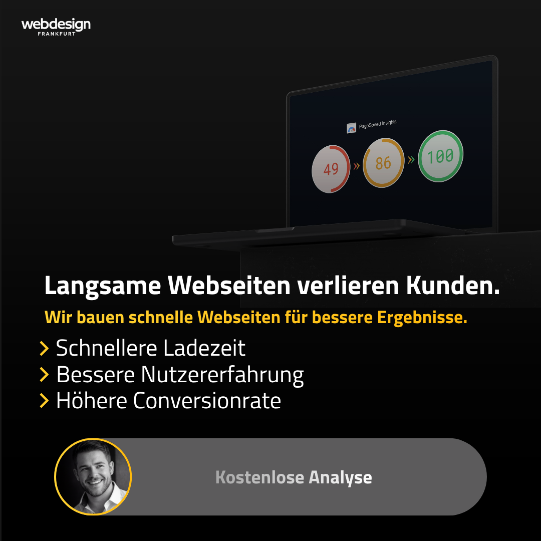 Webdesign Frankfurt Facebook ad