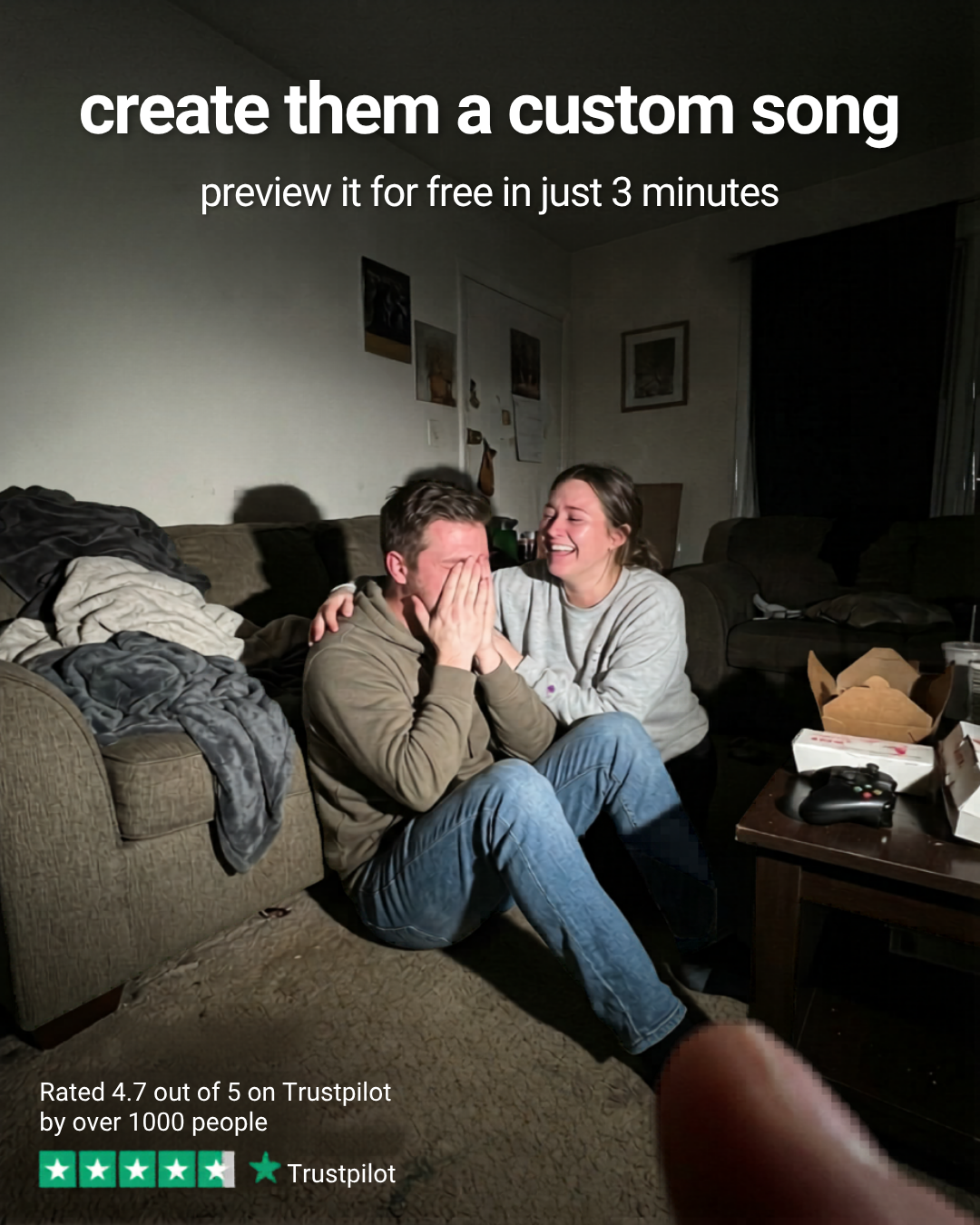 SonglyGift Facebook ad