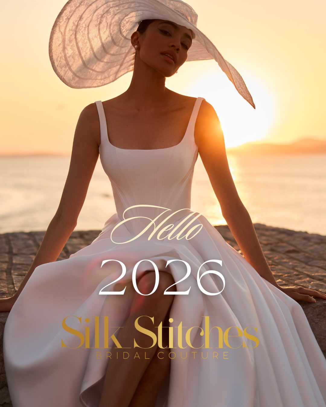 Silk Stitches Bridal Facebook ad: Hello, 2026! A new year.