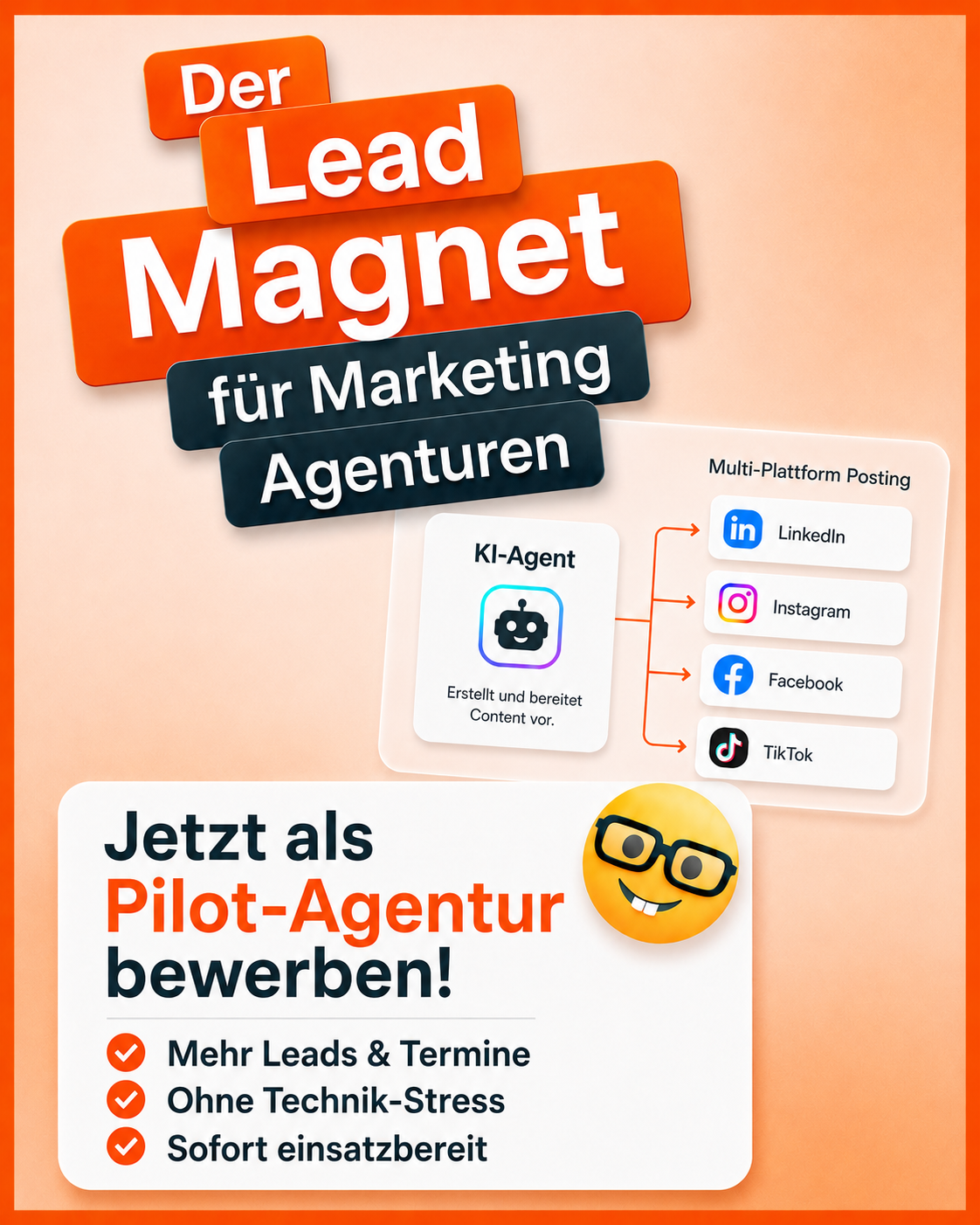 Daniel Lang Facebook ad: Neuer KI Lead Magnet für Marketing-Agenturen