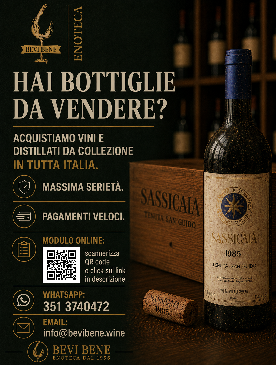 Enoteca Bevi Bene - Wine Shop Facebook ad
