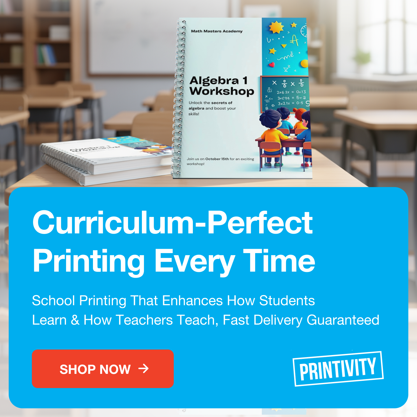 Printivity Facebook ad