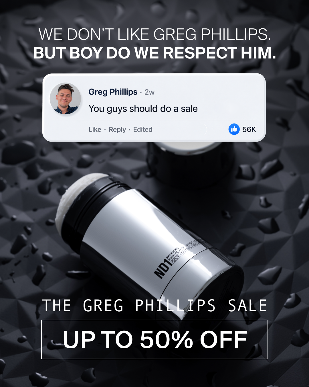 PATRICKS Facebook ad