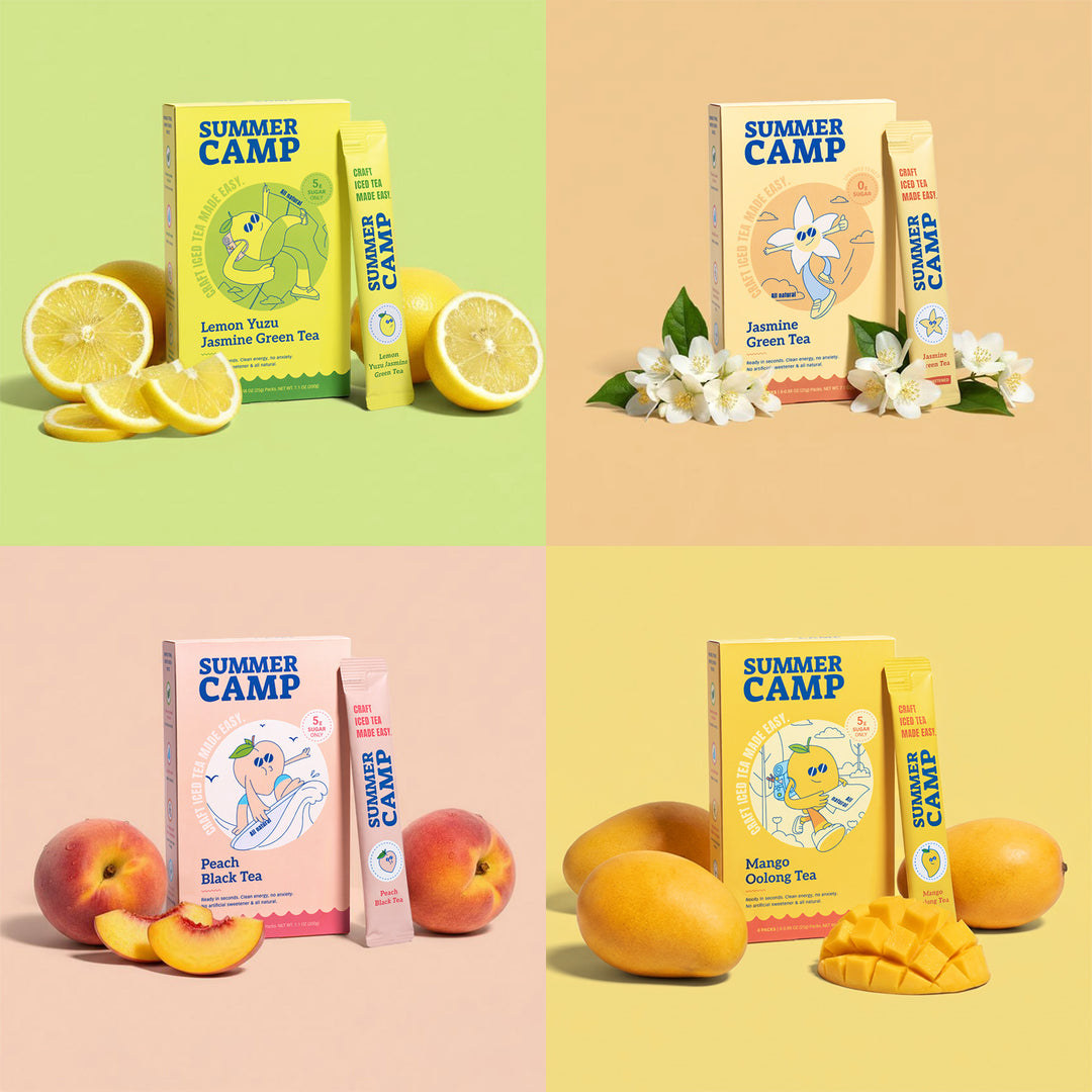 Drinksummercamp Facebook ad: Blind tasting of Summer Camp iced tea on…
