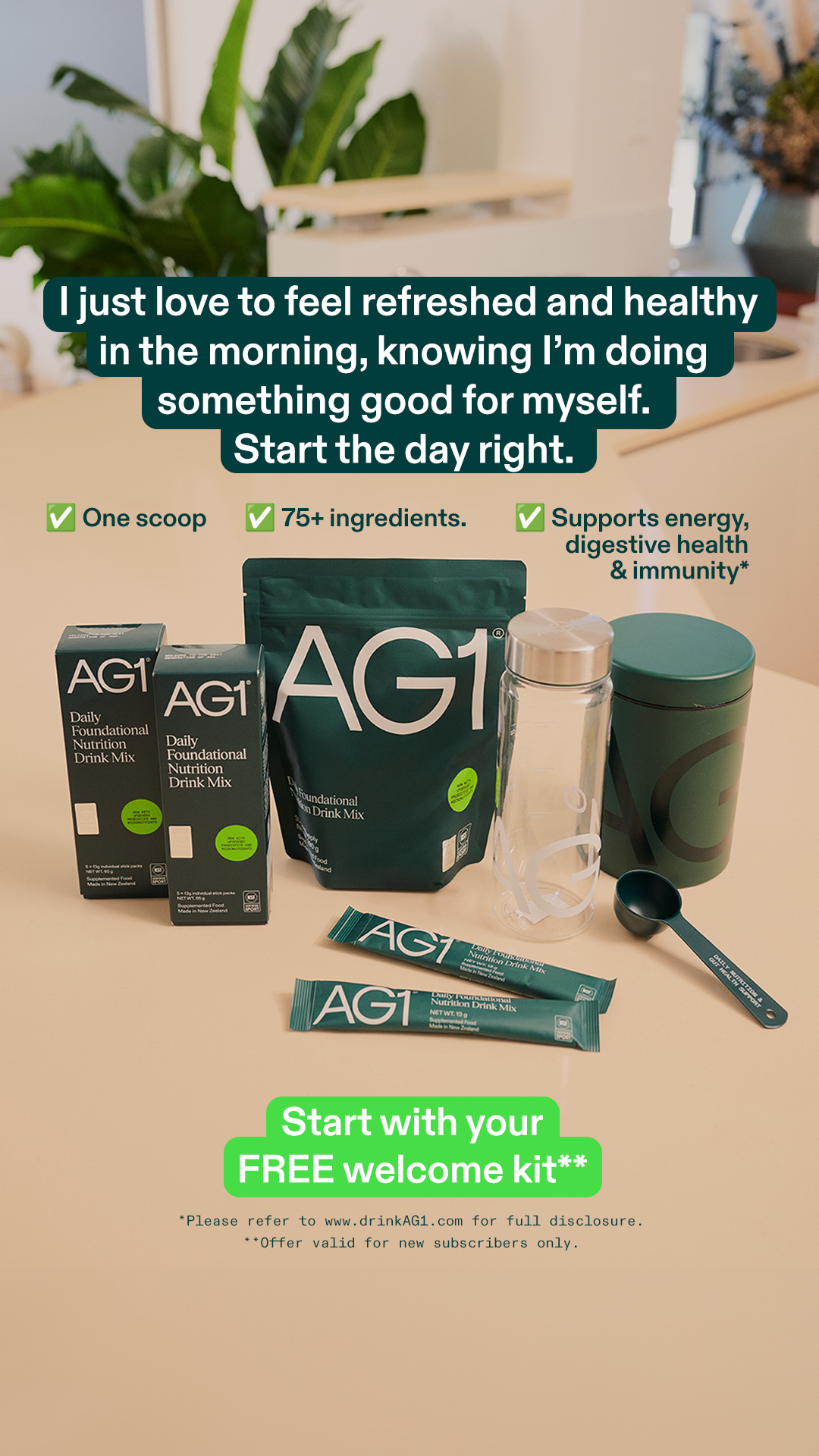 AG1 by Athletic Greens Facebook ad