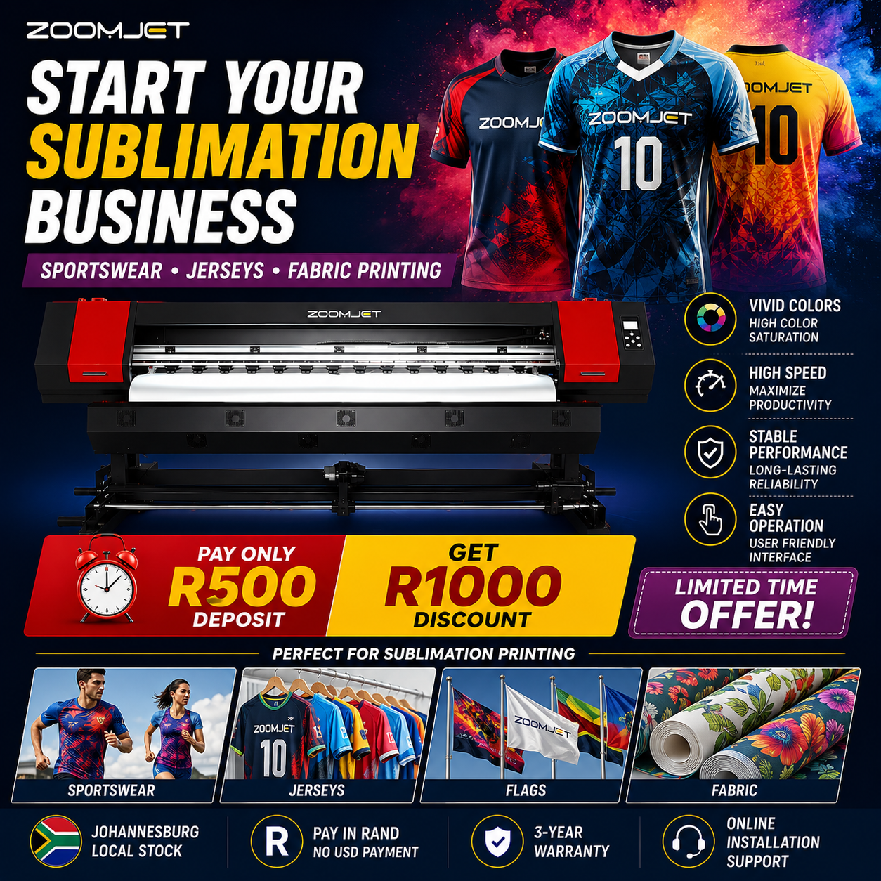 Zoomjet Printer Facebook ad