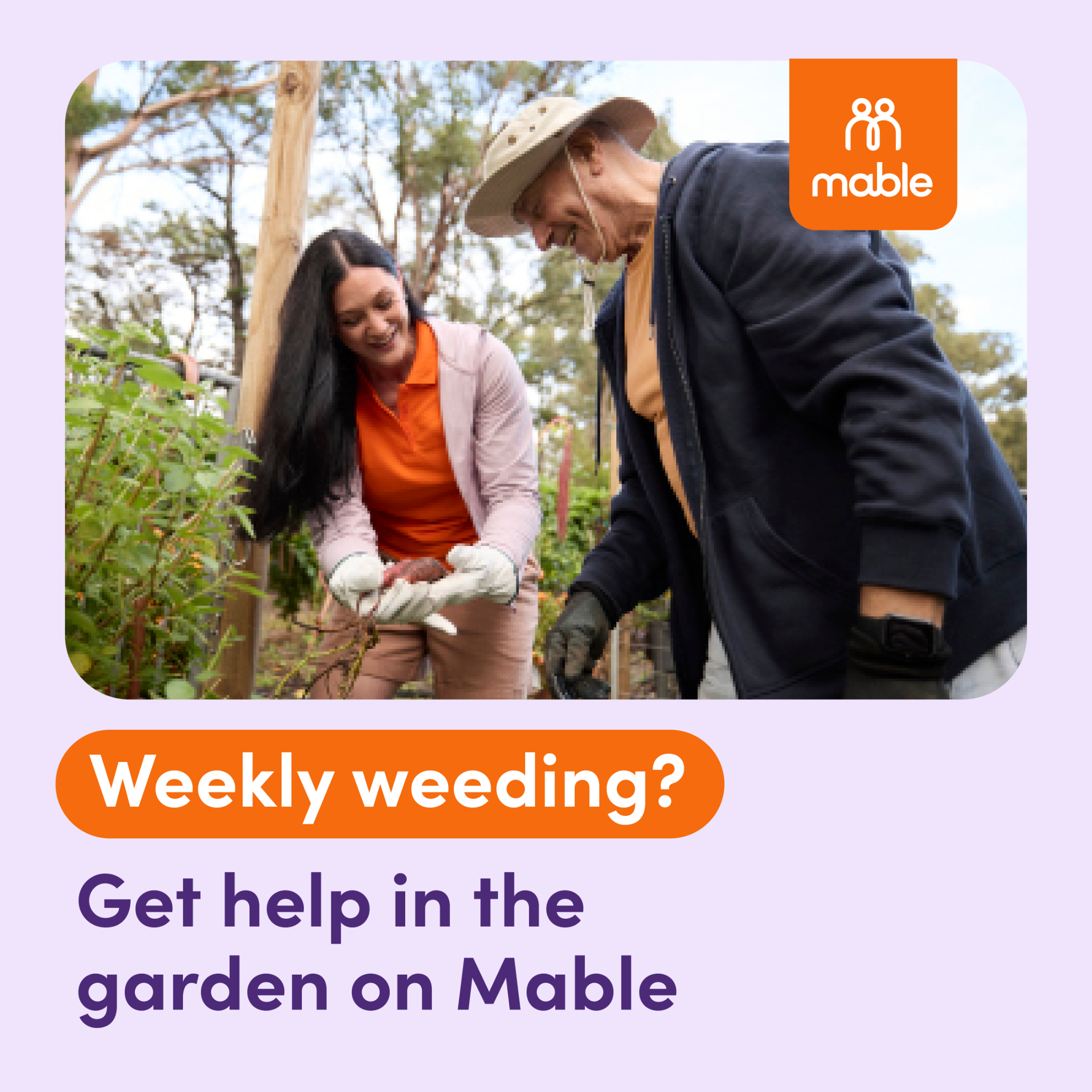 Mable Facebook ad
