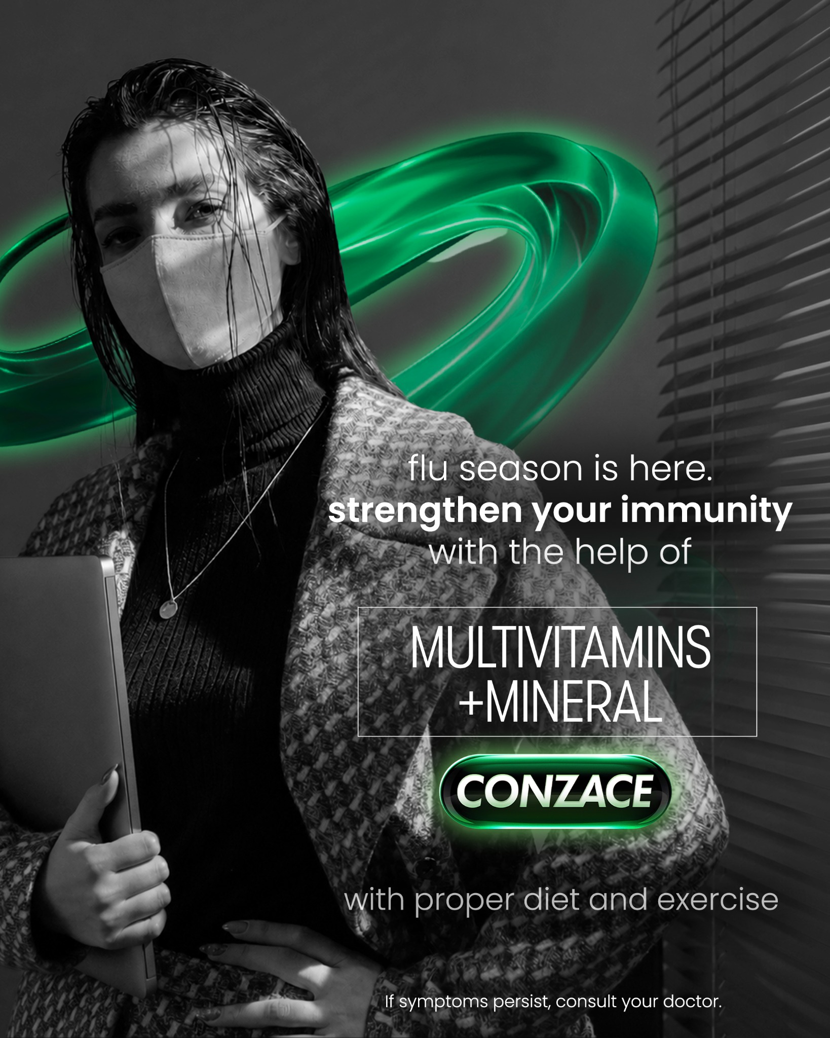 Conzace Facebook ad: Power your Peak