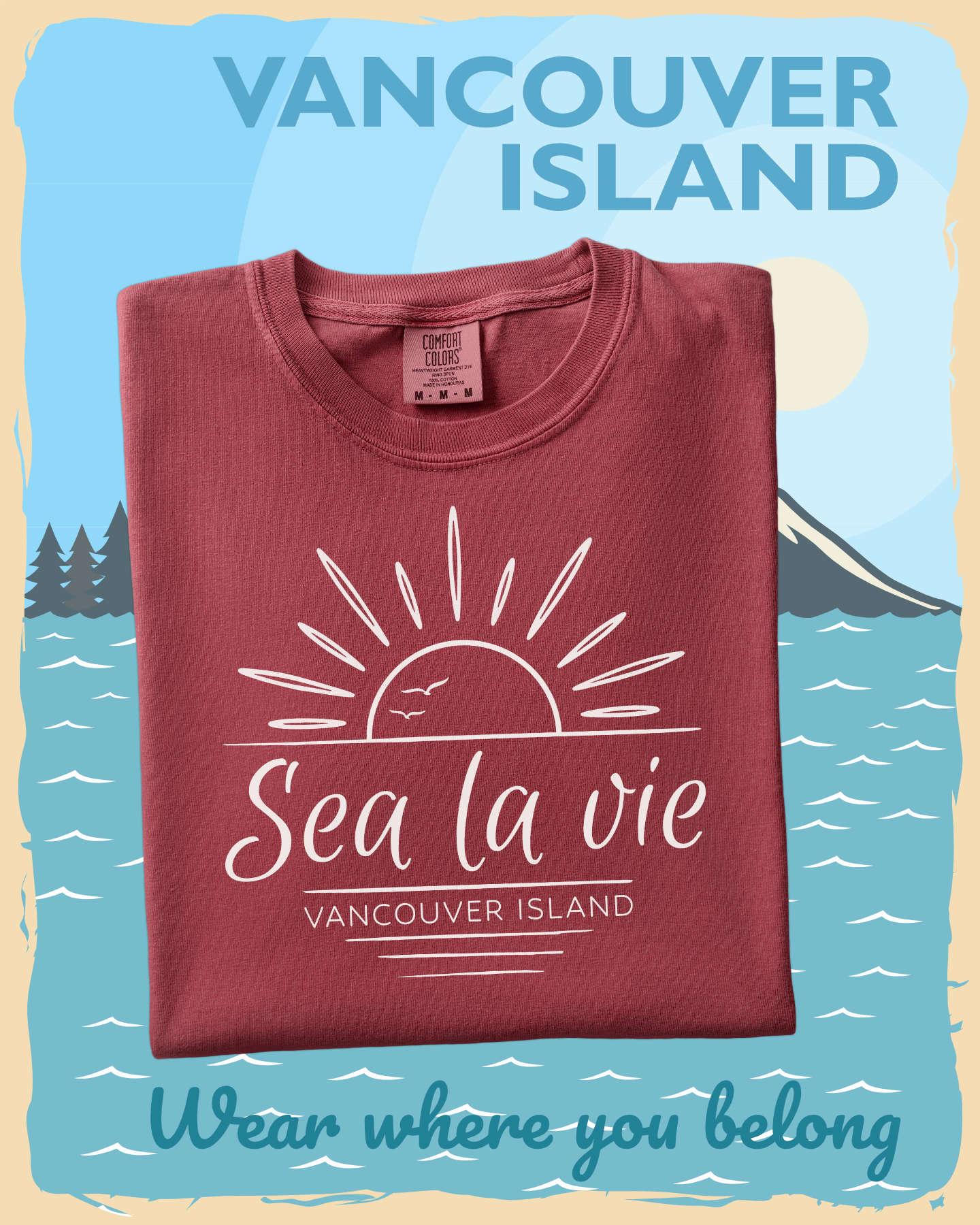Sooke Mercantile Facebook ad: Wear where you belong